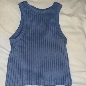 Never worn blue tank top. Ocean blue color.